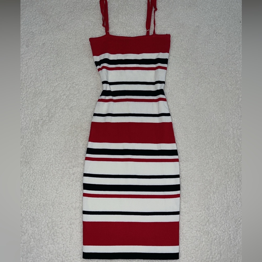 Striped Body-con Dress